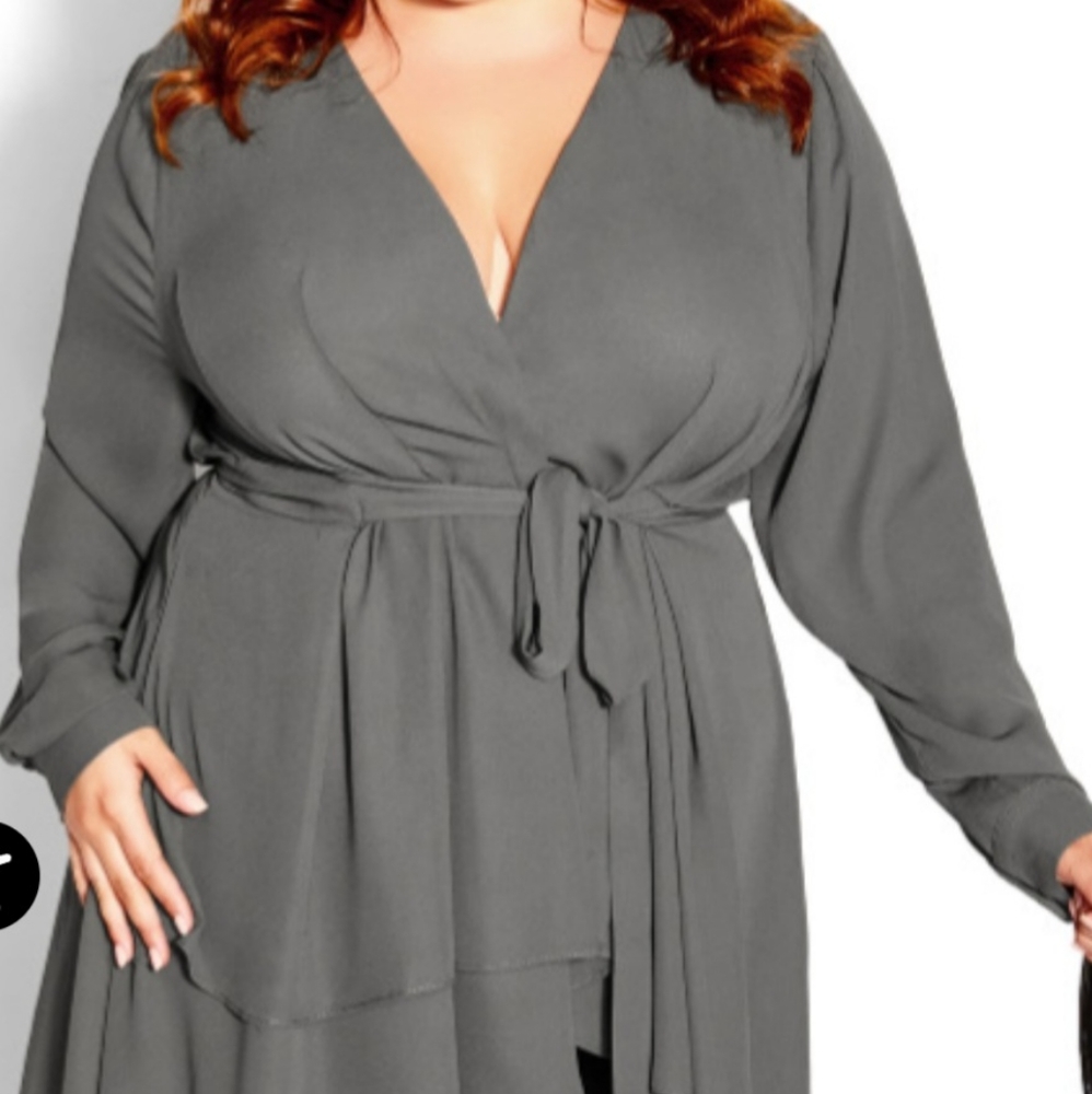 EUC City Chic tunic top